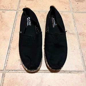 sketchers BOBS black slip on shoes